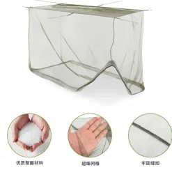 Summer travel mosquito net portable outdoor single folding bed mosquito net square mosquito net mosquito proof tent