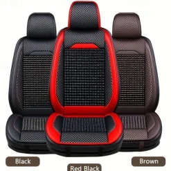 Summer Wood Beads Car Cushion Breathable Beads Car Seat Cushion Single Seat Four Seasons General Cool Cushion Single Piece