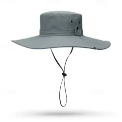 Sun Hat Bucket Hat Boonie hat Waterproof UV Protection Summer Spring Drawstring Wide Brim Unisex Fishing Activity