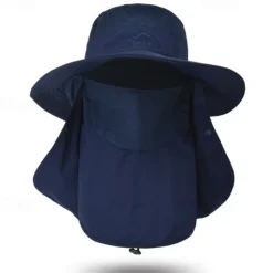 Sun Hat Bucket Hat Boonie hat Sun Hat with Neck Flap UV Protection Summer Spring Drawstring Wide Brim Unisex Fishing Activity