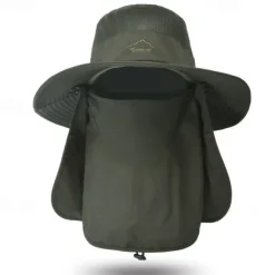 Sun Hat Bucket Hat Boonie hat Sun Hat with Neck Flap UV Protection Summer Spring Drawstring Wide Brim Unisex Fishing Activity
