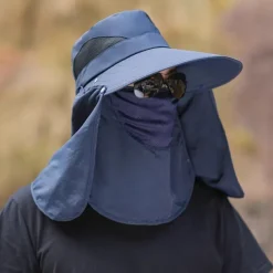 Sun Hat Bucket Hat Boonie hat Sun Hat with Neck Flap Waterproof UV Protection Summer Spring Drawstring Wide Brim Unisex Fishing Activity