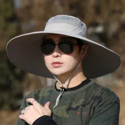 Sun Hat Bucket Hat Fishing Hat Hat UV Sun Protection Sunscreen Quick Dry Summer Spring Wide Brim with Face Cover & Neck Flap Men's Women's Fishing Activity