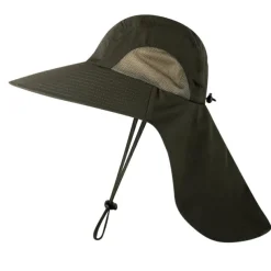 Sun Hat Bucket Hat Fishing Hat Hat with Neck Flap Cover Packable Waterproof Summer Wide Brim Men's Fishing Activity