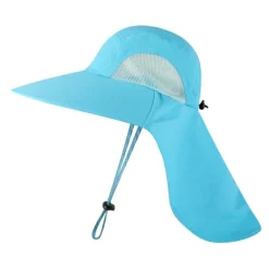 Sun Hat Bucket Hat Fishing Hat Hat with Neck Flap Cover Packable Waterproof Summer Wide Brim Men's Fishing Activity