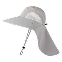 Sun Hat Bucket Hat Fishing Hat Hat with Neck Flap Cover Packable Waterproof Summer Wide Brim Men's Fishing Activity