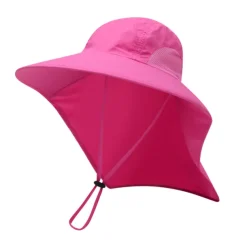 Sun Hat Bucket Hat Fishing Hat Hat with Neck Flap Cover Packable Waterproof Summer Wide Brim Men's Fishing Activity