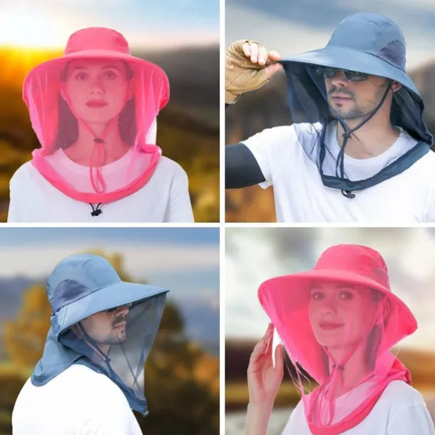Sun Hat Bucket Hat Fishing Hat Hat Waterproof Portable UV Sun Protection Men's Women's Fishing Activity