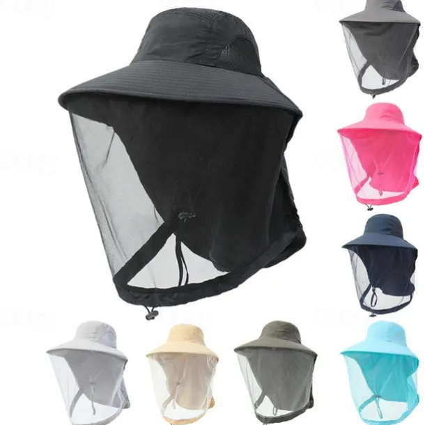 Sun Hat Bucket Hat Fishing Hat Hat Waterproof Portable UV Sun Protection Men's Women's Fishing Activity