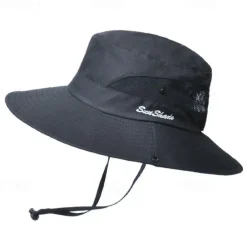 Sun Hat Bucket Hat Fishing Hat Hat Waterproof Portable UV Sun Protection Summer Men's Women's Fishing Activity