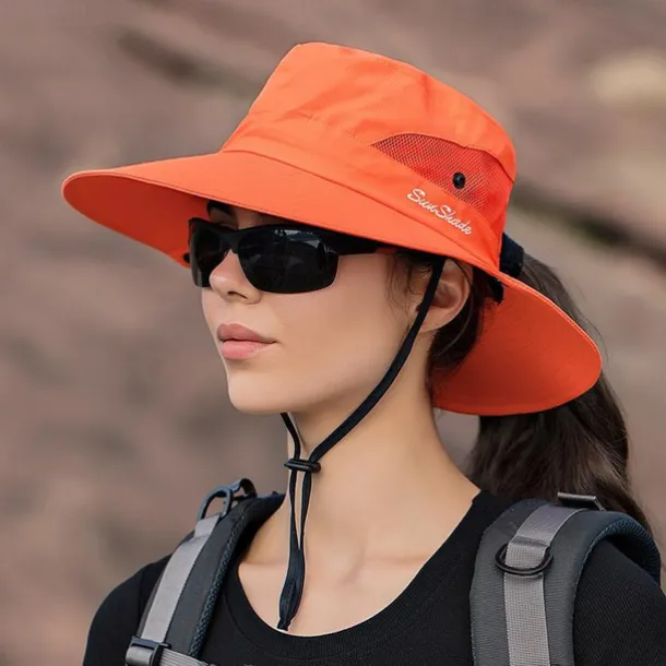 Sun Hat Bucket Hat Fishing Hat Hat Waterproof Portable UV Sun Protection Summer Men's Women's Fishing Activity