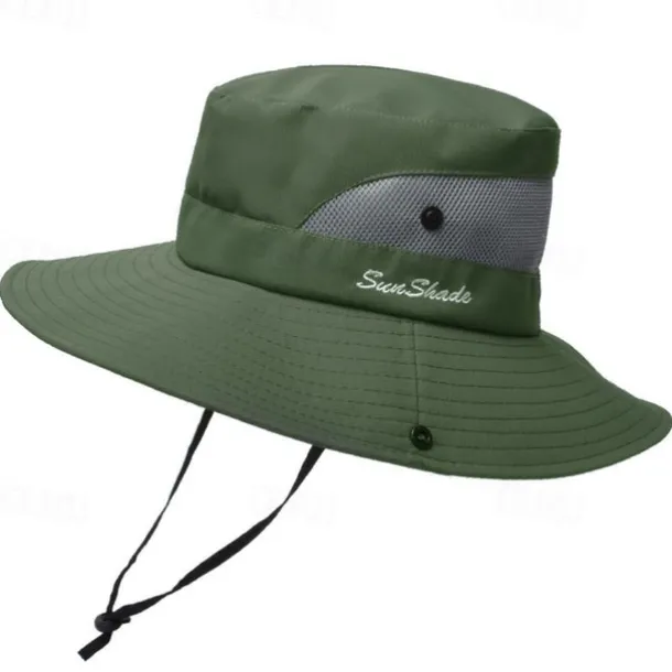 Sun Hat Bucket Hat Fishing Hat Hat Waterproof Portable UV Sun Protection Summer Men's Women's Fishing Activity