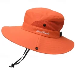 Sun Hat Bucket Hat Fishing Hat Hat Waterproof Portable UV Sun Protection Summer Men's Women's Fishing Activity