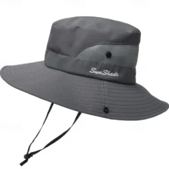Sun Hat Bucket Hat Fishing Hat Hat Waterproof Portable UV Sun Protection Summer Men's Women's Fishing Activity