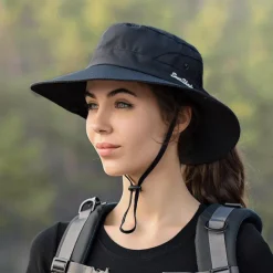 Sun Hat Bucket Hat Fishing Hat Hat Waterproof Portable UV Sun Protection Summer Men's Women's Fishing Activity