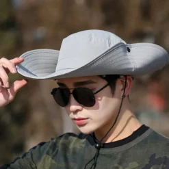 Sun Hat Bucket Hat Fishing Hat Hat UV Sun Protection Sunscreen UV Protection Summer Spring Wide Brim with Face Cover & Neck Flap Men's Women's Fishing Activity