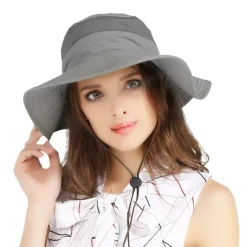 Sun Hat Fishing Hat Hat Packable UPF50+ UV Protection Summer Wide Brim Men's Women's