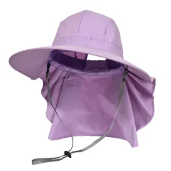 Sun Hat Fishing Hat Hiking Hat Hat Portable UV Sun Protection UPF50+ Summer Wide Brim with Neck Flap Women's Fishing Activity