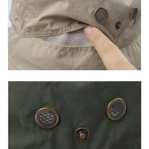 Sun Hat Fishing Hat Hiking Hat Hat Portable UV Sun Protection Sunscreen Summer Spring Autumn / Fall Wide Brim Men's Women's Camping / Hiking Activity