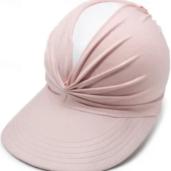 Sun Hats for Women UV Protection Sun Visor Wide Brim Summer Hats with Ponytail