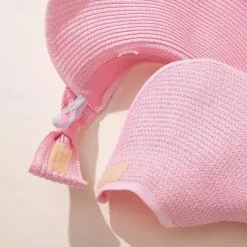 Sun Visor Hats for Women Wide Brim Straw Roll-Up Ponytail Summer Beach Hat UV UPF Packable Foldable Travel Summer