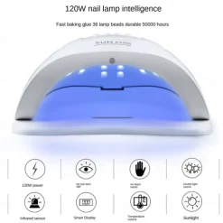 SUN X5 Plus/Max Super Power UV LED Nail Light Dry Finger Glue Nail Polish Curing Light Portable Dryer Nail Beauty Salon Home
