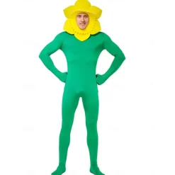 Sunflower Halloween Cosplay Costume Funny Costumes Carnival Costume Cosplay Adults' Men's Women's Carnival Masquerade Mardi Gras Performance Party Halloween Easy Halloween Costumes Dress Up