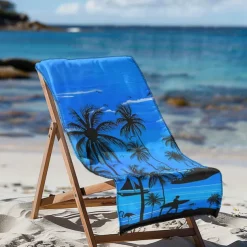 Sunshine and Beach Beach Towel Premium Quality Ultra Soft Absorbent Lightweight Durable Quick Drying Vibrant Design Perfect for Beach Pool Sunbathing Travel Summer Accessory Comfortable and Stylish