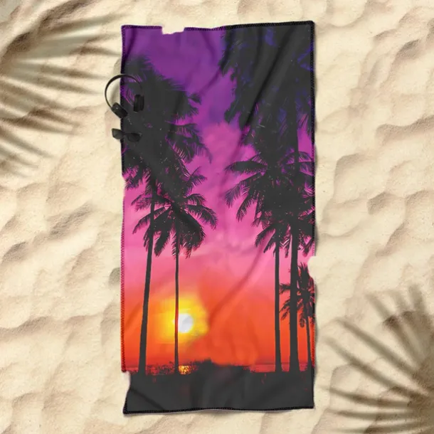 Sunshine and Beach Beach Towel Premium Quality Ultra Soft Absorbent Lightweight Durable Quick Drying Vibrant Design Perfect for Beach Pool Sunbathing Travel Summer Accessory Comfortable and Stylish