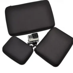 Super Anti-shock Portable Medium Storage Bag for GoPro and Other Sports Action Camera - Black