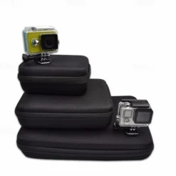 Super Anti-shock Portable Medium Storage Bag for GoPro and Other Sports Action Camera - Black