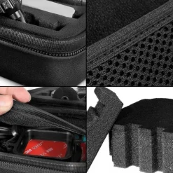 Super Anti-shock Portable Medium Storage Bag for GoPro and Other Sports Action Camera - Black