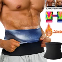 Sweat Waist Trainer Body Shaper Shapewear Training Men's Women's Fitness Gym Workout Running Jogging Winter