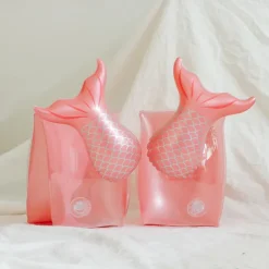 Swim Arm Floaties for Kids Inflatable Swim Armbands Swim Floater Sleeves Swimming Arm Float Rings for Toddler Boys Girls