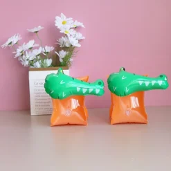 Swim Arm Floaties for Kids Inflatable Swim Armbands Swim Floater Sleeves Swimming Arm Float Rings for Toddler Boys Girls