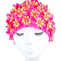 Swim Cap for Adults Nylon Breathability Stretchy Comfortable Swimming Surfing