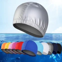 Swim Cap for Adults Nylon Breathability Stretchy Comfortable Swimming Surfing