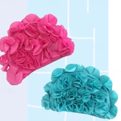 Swim Cap for Adults Nylon Breathability Stretchy Comfortable Swimming Surfing