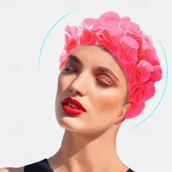 Swim Cap for Adults Nylon Breathability Stretchy Comfortable Swimming Surfing