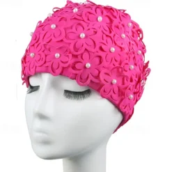 Swim Cap for Adults Nylon Breathability Stretchy Comfortable Swimming Surfing