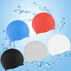 Swim Cap for Adults Silicone Breathability Stretchy Comfortable Swimming Surfing