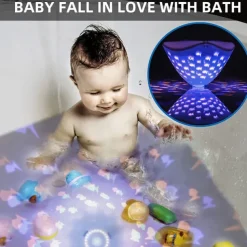 Swimming Floating Pool Lights Fish Pattern Color Changing Underwater Pool Light That Float 4 Colors 2 Modes Glow Hot Bath Tub Kids Toy LED Light Up Decor