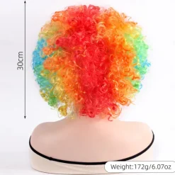 Synthetic Wig Curly With Bangs Machine Made Wig Short White Yellow Red Blue Orange Synthetic Hair Women's Pink Red Blue