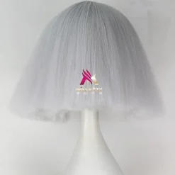 Synthetic Wig lady gaga Straight Bob Wig Short Dark Brown Silver grey Dark Blonde Pink Green Synthetic Hair 12 inch Women's Comfy Fluffy Red Pink Carnival Wigs