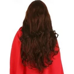 Synthetic Wig Natural Wave Middle Part Wig Long Dark Brown Synthetic Hair Women's Blonde Halloween Cosplay Party Wigs