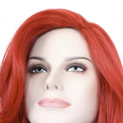 Synthetic Wig Wavy Asymmetrical Machine Made Wig Very Long Red Synthetic Hair Women's Cosplay Soft Fashion Red / Daily Wear / Party / Evening / Daily Halloween Wigs