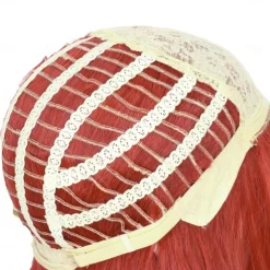 Synthetic Wig Wavy Asymmetrical Machine Made Wig Very Long Red Synthetic Hair Women's Cosplay Soft Fashion Red / Daily Wear / Party / Evening / Daily Halloween Wigs