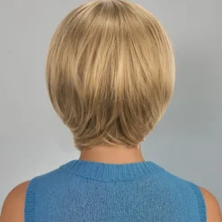 Synthetic Wig Wavy kinky Straight Asymmetrical Deep Parting Machine Made Wig 12 inch A1 Synthetic Hair Women's Classic Comfortable Color Gradient Multi-color