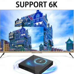 T95 Smart Tv Box Android 10 Support 6K 30FPS YouTube Google Play Google Voice Assistant LEMFO 2.4g & 5g Wifi Bluetooth 6k 16g 32gb 64gb 4k Quad Core Set-Top Box Media Player
