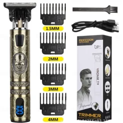 T9 USB Electric Hair Cutting Machine Professional Man Shaver Trimmer New Rechargeable Beard Trimmer Barber Hair Cutting Tools